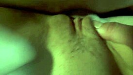 Close Up View of Her Rico Cumshot in Homemade Interracial Action