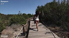 Linda Del Sol Ignites Wild Formentera Beach Sex Party Orgy