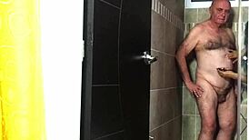 Shower Surprise with Agarabas Olpr Gaping Shaved Pussy Big Tits Ass Jerk Instructions!