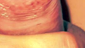 POV chubby latina BBW gives fat cock blowjob licks pussy then takes doggystyle cum in mouth