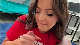 perfect ass college girl serena sterling rides cock doggystyle in dorm gets spanked hard you see?
