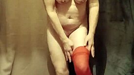 french maid esclave f teases with striptease then gets ripped clothes and outdoor bdsm doggystyle spanking