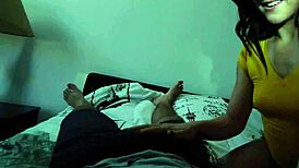 stepsis shows him her pussy loves his touch and play onlysister