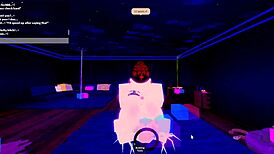 Pounding 18+ Slutty Bitch Bent Over Doggystyle in Freaky Roblox Room