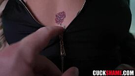 What if cuck hubby sees his wife impaled on huge black cock?