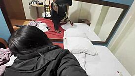 peruvian hottie shakes ass before hotel anal pounding