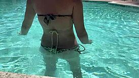 hey milf, wanna hang out poolside in that bikini?