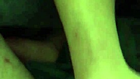 gf milks my big cock first time prostate play handjob cum explosion