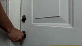 blonde teen with braces rides monster cock in kitchen chaos