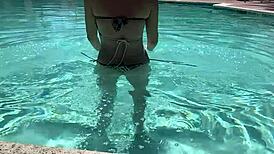 hey milf, wanna hang out poolside in that bikini?