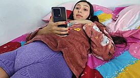 rosibel tempts stepdad so bad i ripped off the condom and filled her tight pussy