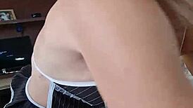 my cute blonde maid alineflavio rides me homemade in update 83