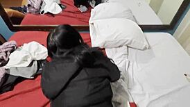 peruvian hottie shakes ass before hotel anal pounding