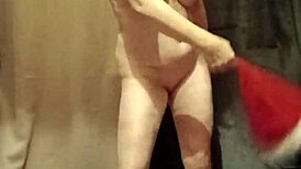 french maid esclave f teases with striptease then gets ripped clothes and outdoor bdsm doggystyle spanking