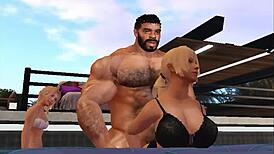 Handsome Hunk Cam Heyward Tempts Blonde Into Gay Group Cum