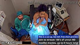 wanna be doctor-tampa forcing hitachi orgasms on phoenix rose guinea pig?