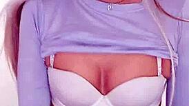 webcam trans crossdresser teases with new toys and outfits in sultry solo show