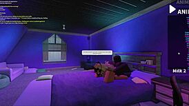 blonde bimbo gets roughly fucked doggystyle by monster bbc