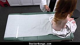 doctor tempts shy teen patient deeply