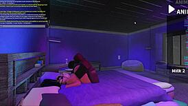 blonde bimbo gets roughly fucked doggystyle by monster bbc