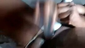 horny ebony babe squirts hard on vibrator 😩💦 close-up orgasm shake