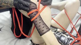My First Shibari Session with Beautiful Latina Roommate in Dorm - Intense BDSM Casting