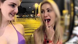Amalia and sofi's curvy bodies pounded roughly by monster cocks in wild foursome