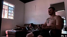 Behind Scenes Sucking Carmona While Playing Video Game Bareback Assfuck