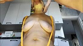 Watch This Big Dick Stallion Deepthroat Fuck His Hungry Stepmom Hard!