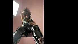 katy teases with toys under femdom control