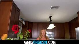 stepmom watches lax stepdad doggystyle bang teen daughter whitney in kitchen?