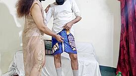 indian couple's amateur anal gaand chudai, muslim wife moans in hindi rough fuck
