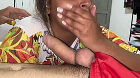 damn! colombian stepmom's fat ass and tits swallow my huge cock whole!
