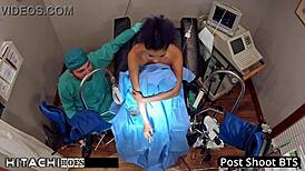 wanna be doctor-tampa forcing hitachi orgasms on phoenix rose guinea pig?