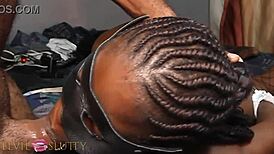 Handcuffed Elvie Endures Hour-Long Brutal Facefuck Part 2