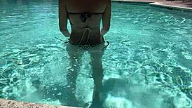 hey milf, wanna hang out poolside in that bikini?