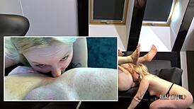 New face julia rims blonde ass for first time worship