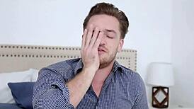 Stepbrother pounds my tight ass in the steamy shower creampie finish