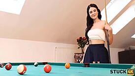 Bookworm Ditches Desk for Roommate's Hard Dorm Doggystyle Pound