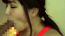 Japanese busty instructor's secret footage reveals huge natural tits