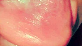 POV chubby latina BBW gives fat cock blowjob licks pussy then takes doggystyle cum in mouth