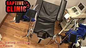 Naked teen Jennevive's bondage clinic bloopers from pathway to citizenship fail, wild hospital fetish! 😱🔒🍑