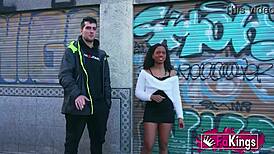 Big Ass Ebony Goddess Zoe Bombon Bent Over for Rough Interracial Doggystyle After Breakup