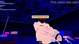 Pounding 18+ Slutty Bitch Bent Over Doggystyle in Freaky Roblox Room