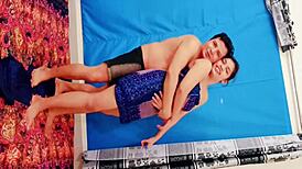 new couple's hot romp ends in creampie surprise!