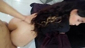 pov stepsis catches me in her sexy dress no panties i fuck her and cum in mouth 😈