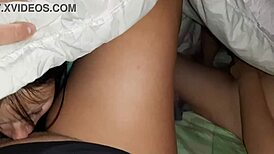 Stepmom crashes screaming threesome fuck