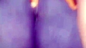 Nepali girl struts sexy curves in tight leggings tease