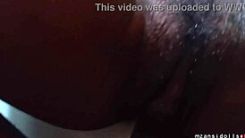 18 year old ebony teen fucked hard in the slams by older lover