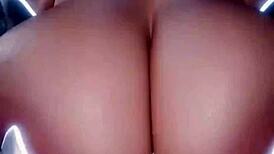 i'm ridin this cock with my huge growin tits bouncin all over ya pov